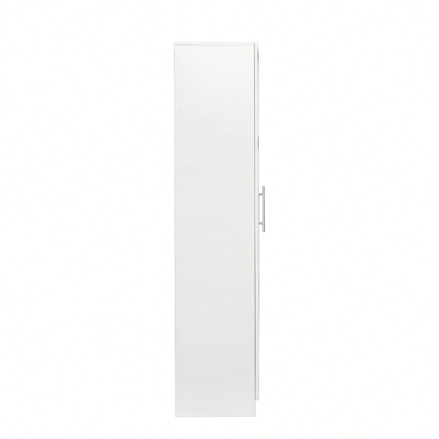 Wall Mounted Storage Cabinet, 15.75" D X 15.75" W X 70.87" H, White