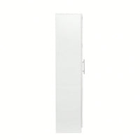 Wall Mounted Storage Cabinet, 15.75" D X 15.75" W X 70.87" H, White