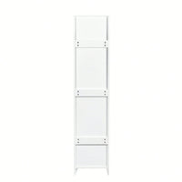 Wall Mounted Storage Cabinet, 15.75" D X 15.75" W X 70.87" H, White