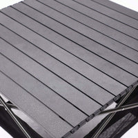 Lightweight Aluminum Roll-Up Folding Table with Carrying Bag for Camping Picnics BBQs and Outdoor Activities