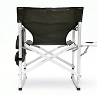 Lightweight Oversized Padded Folding Chair with Side Table and Storage Pockets for Camping Picnics Fishing Indoor Outdoor Use