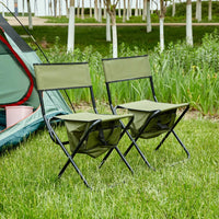 Folding Outdoor Chair With Storage Bag, Portable Chair For Indoor, Outdoor Camping, Picnics And Fishing