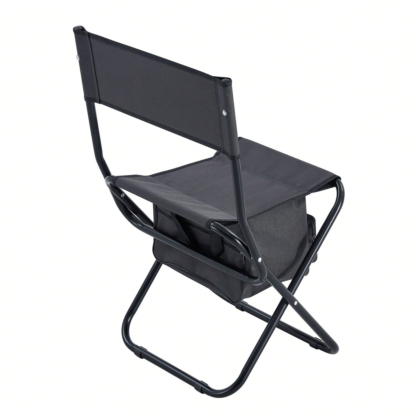 Folding Outdoor Chair With Storage Bag, Portable Chair For Indoor, Outdoor Camping, Picnics And Fishing