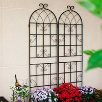 4 Pack Metal Garden Trellis 71" X 19.7" Rustproof Trellis For Climbing Plants Outdoor Flower Support