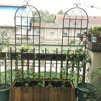 4 Pack Metal Garden Trellis 71" X 19.7" Rustproof Trellis For Climbing Plants Outdoor Flower Support