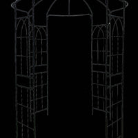 Metal Garden Arch Iron Garden Arbors Gazebo Dia81.3'' x 114.2'' High Birdcage Shape Pergola Pavilion for Wedding Ceremony
Outdoor Black