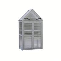 Mini Greenhouse Kit Indoor Outdoor Plant Stand Tiered Garden Accessory for Home and Patio