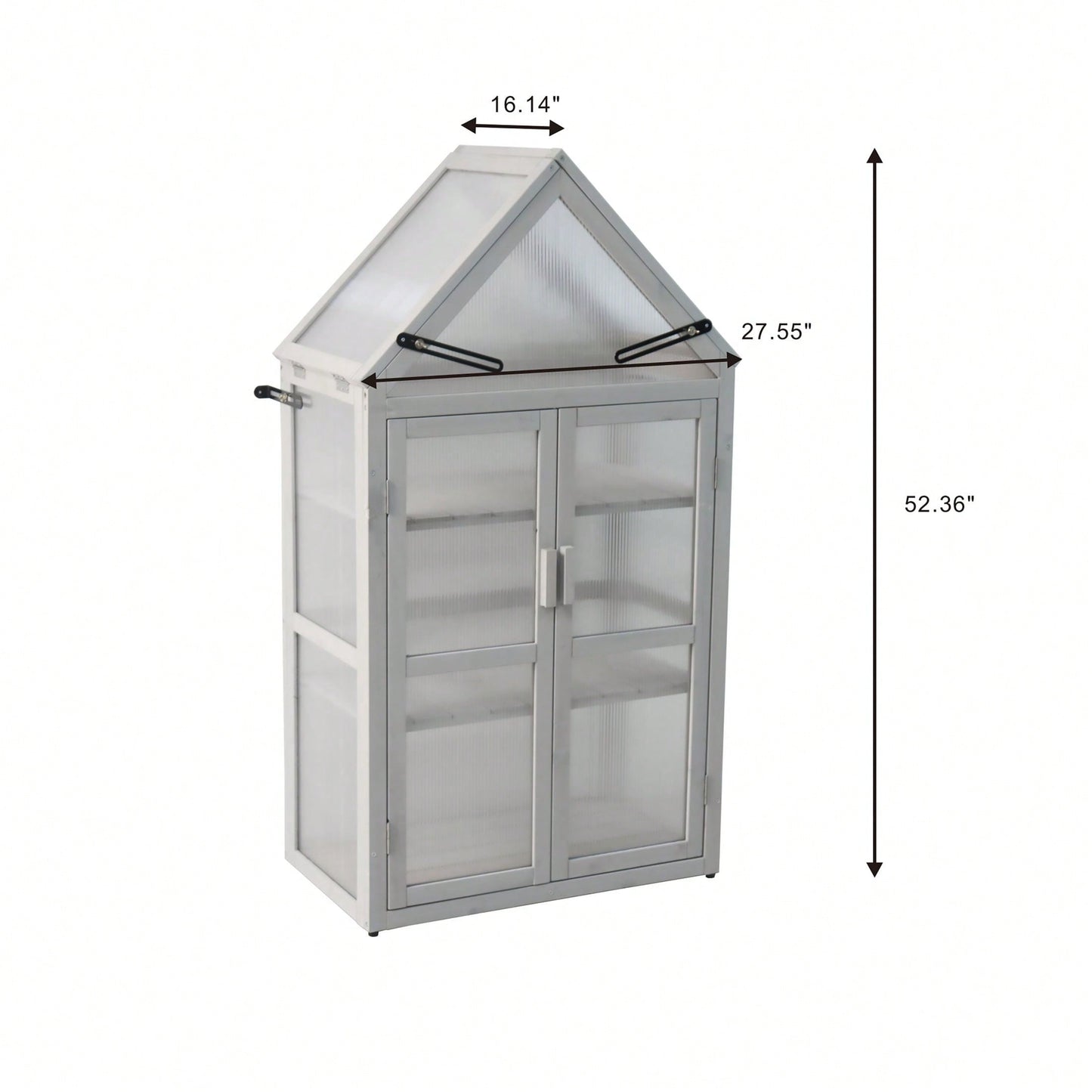 Mini Greenhouse Kit Indoor Outdoor Plant Stand Tiered Garden Accessory for Home and Patio