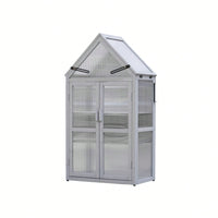 Mini Greenhouse Kit Indoor Outdoor Plant Stand Tiered Garden Accessory for Home and Patio