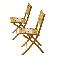 Outdoor Folding Chairs, Aluminum Patio Dining Chair, Weather-Resistant Lawn Chair