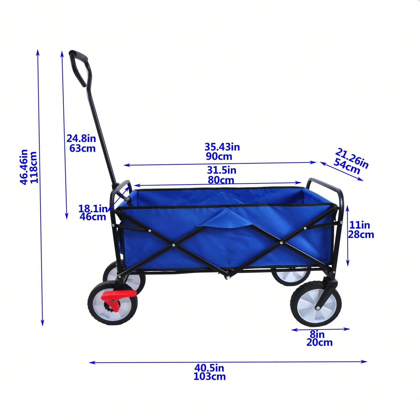 Folding Wagon Garden Shopping Beach Cart