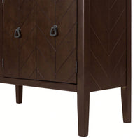 Accent Storage Cabinet, Wooden Cabinet With Adjustable Shelf, Entryway, Living Room, Bedroom