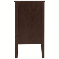 Accent Storage Cabinet, Wooden Cabinet With Adjustable Shelf, Entryway, Living Room, Bedroom