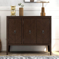 Accent Storage Cabinet, Wooden Cabinet With Adjustable Shelf, Entryway, Living Room, Bedroom