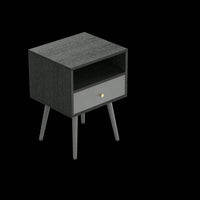 Modern Nightstand With 1Drawers, Suitable For Bedroom/Living Room/Side Table