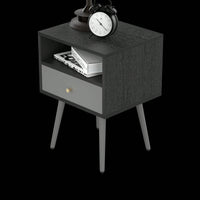 Modern Nightstand With 1Drawers, Suitable For Bedroom/Living Room/Side Table