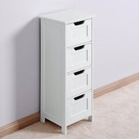 Bathroom Storage Cabinet, Freestanding Cabinet With Drawers White