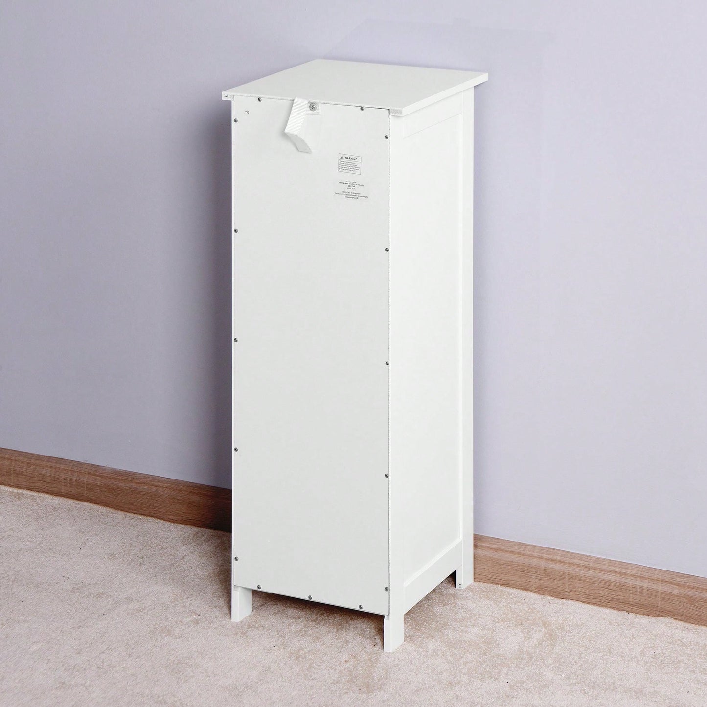 Bathroom Storage Cabinet, Freestanding Cabinet With Drawers White