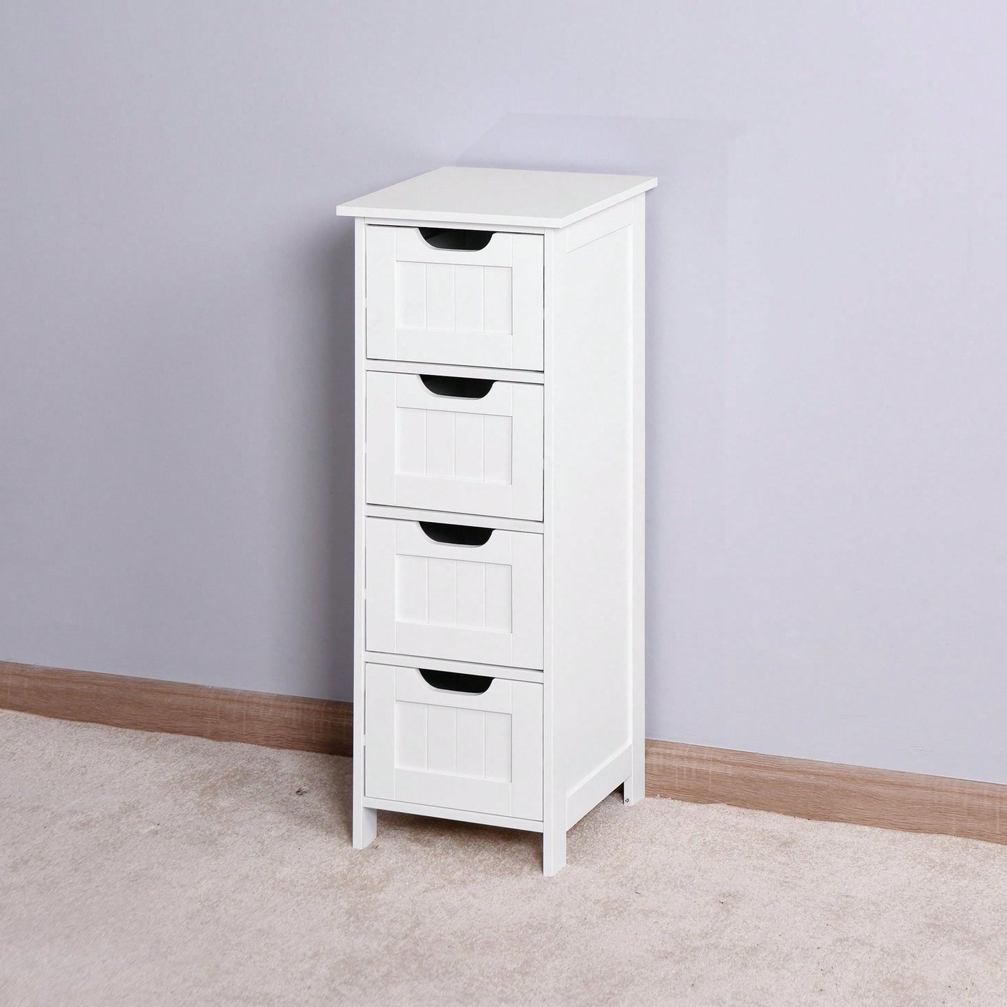 Bathroom Storage Cabinet, Freestanding Cabinet With Drawers White