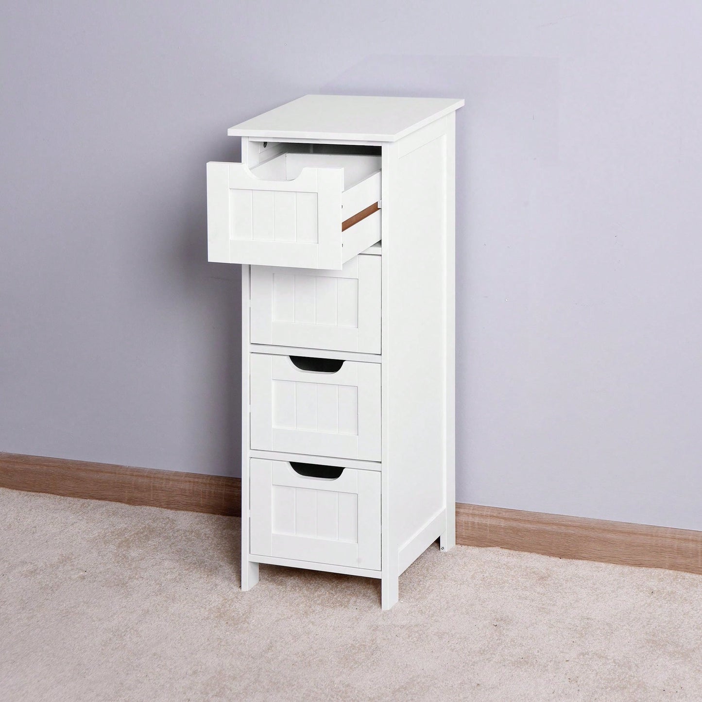 Bathroom Storage Cabinet, Freestanding Cabinet With Drawers White