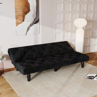 66"  Velvet Sofa Bed Suitable For Family Living Room, Apartment, Bedroom