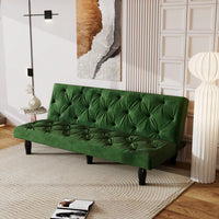 66"  Velvet Sofa Bed Suitable For Family Living Room, Apartment, Bedroom