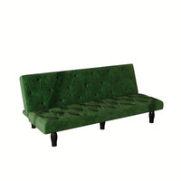 66"  Velvet Sofa Bed Suitable For Family Living Room, Apartment, Bedroom