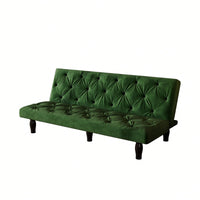 66"  Velvet Sofa Bed Suitable For Family Living Room, Apartment, Bedroom