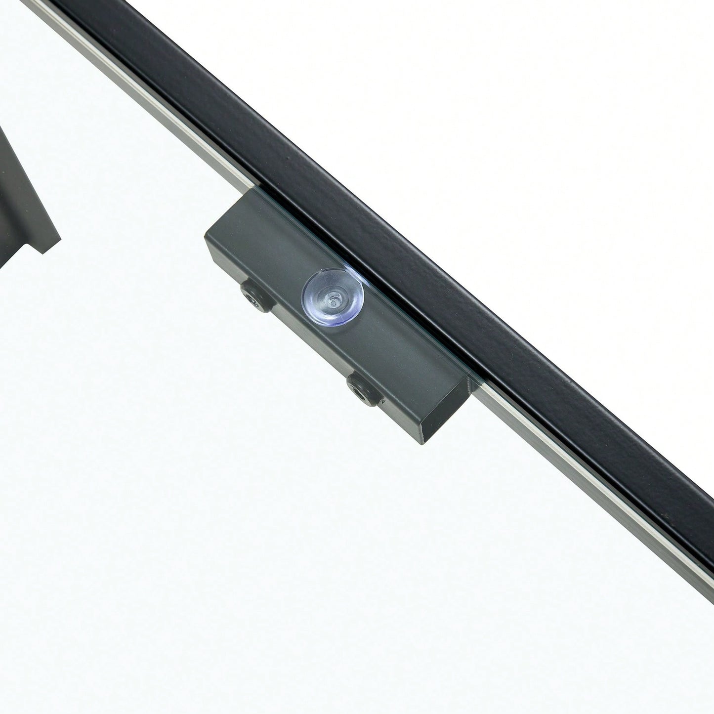 Coffee Table Set Of 2, Square Modern Table With Tempered Glass Finish For Living Room