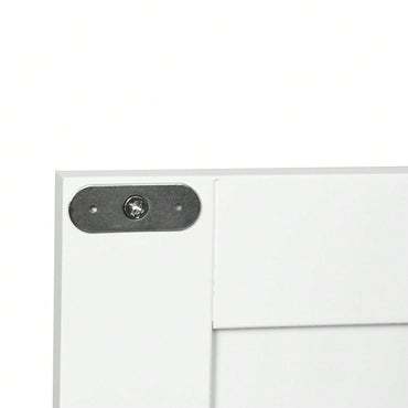 Bathroom Floor Storage Cabinet With Double Door Adjustable Shelf