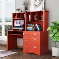 Home Office Computer Desk With Hutch