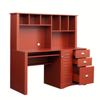 Home Office Computer Desk With Hutch
