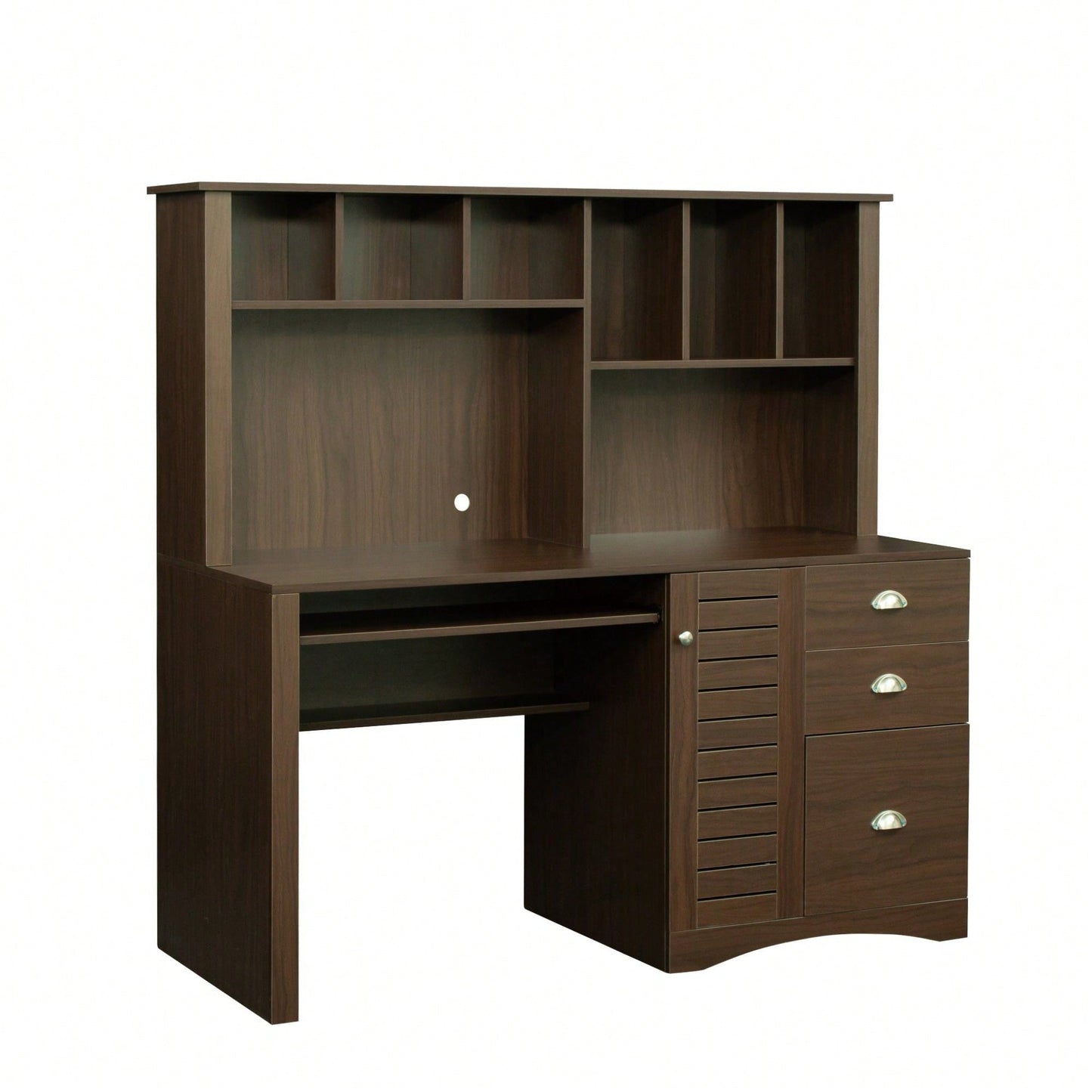 Home Office Computer Desk With Hutch