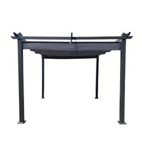 Outdoor Patio Retractable Pergola With Canopy Sunshelter Pergola For Gardens,Terraces,Backyard