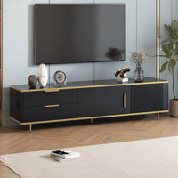 Modern Entertainment Center TV Stand for 65 Inch TV with Storage Drawers and Cabinets for Living Room