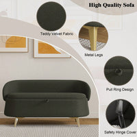 50 Inches Multi-Functional Long Rectangular Bed End Storage Sofa Stool