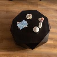 38" Three-Dimensional Embossed Pattern Design American Retro Style Coffee Table