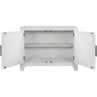 40'' Modern Cabinets With Unique Design Doors With 1 Adjustable Shelves,Suitable For Multiple Rooms Such As Living Room And Study Room