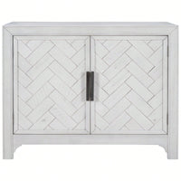 40'' Modern Cabinets With Unique Design Doors With 1 Adjustable Shelves,Suitable For Multiple Rooms Such As Living Room And Study Room