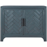 40'' Modern Cabinets With Unique Design Doors With 1 Adjustable Shelves,Suitable For Multiple Rooms Such As Living Room And Study Room
