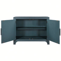 40'' Modern Cabinets With Unique Design Doors With 1 Adjustable Shelves,Suitable For Multiple Rooms Such As Living Room And Study Room
