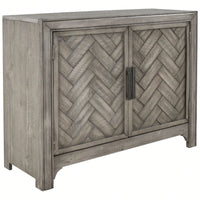 40'' Modern Cabinets With Unique Design Doors With 1 Adjustable Shelves,Suitable For Multiple Rooms Such As Living Room And Study Room