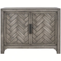 40'' Modern Cabinets With Unique Design Doors With 1 Adjustable Shelves,Suitable For Multiple Rooms Such As Living Room And Study Room