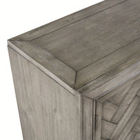 40'' Modern Cabinets With Unique Design Doors With 1 Adjustable Shelves,Suitable For Multiple Rooms Such As Living Room And Study Room