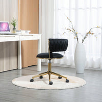 Computer Chair Office Chair Adjustable Swivel Chair Fabric Seat Home Study Chair