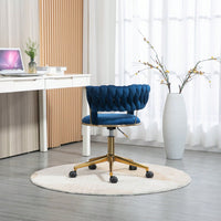 Computer Chair Office Chair Adjustable Swivel Chair Fabric Seat Home Study Chair