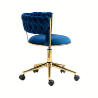 Computer Chair Office Chair Adjustable Swivel Chair Fabric Seat Home Study Chair