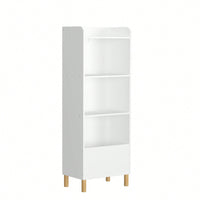 4-Tier Bookcase, Children's Book Display, Bookshelf Toy Storage Cabinet Organizer For Children's Room, Playroom, Nursery