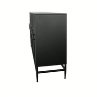 4 Door Wooden Cabinet Sideboard Buffet Server Cabinet Storage Cabinet, For Living Room, Entryway, Hallway, Office, Kitchen And Dining Room