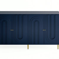 Modern 4 Door Wooden Cabinet Sideboard Buffet Server Cabinet Storage Cabinet